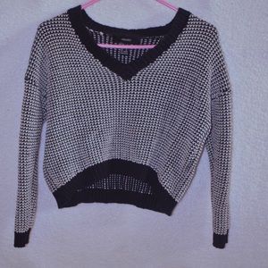Black and White Sweater